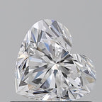 Diamante Naturale Taglio Cuore 0.8ct VG/EX E VVS2 - GIA - 5.68x6.24x3.74mm