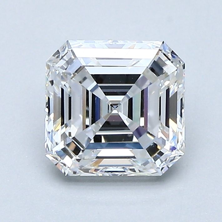 Diamante Taglio Smeraldo Quadrato 1.3ct VG/EX E VS2 - GIA - 6.23x6.08x4.04mm