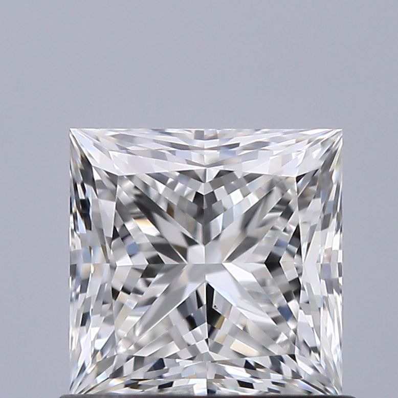 Diamante Naturale Taglio Princess 0.9ct VG/EX G VS2 - GIA - 5.19x5.16x3.81mm