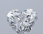 Diamante Naturale Taglio Cuore 0.61ct VG/EX E VS2 - GIA - 5.02x5.81x3.65mm