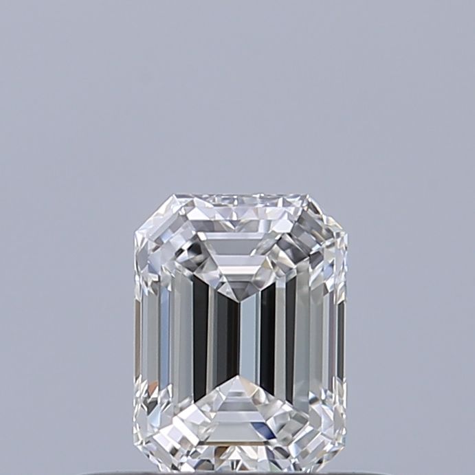Diamante Naturale Taglio Smeraldo 0.37ct VG/EX E VVS1 - GIA - 4.76x3.5x2.41mm