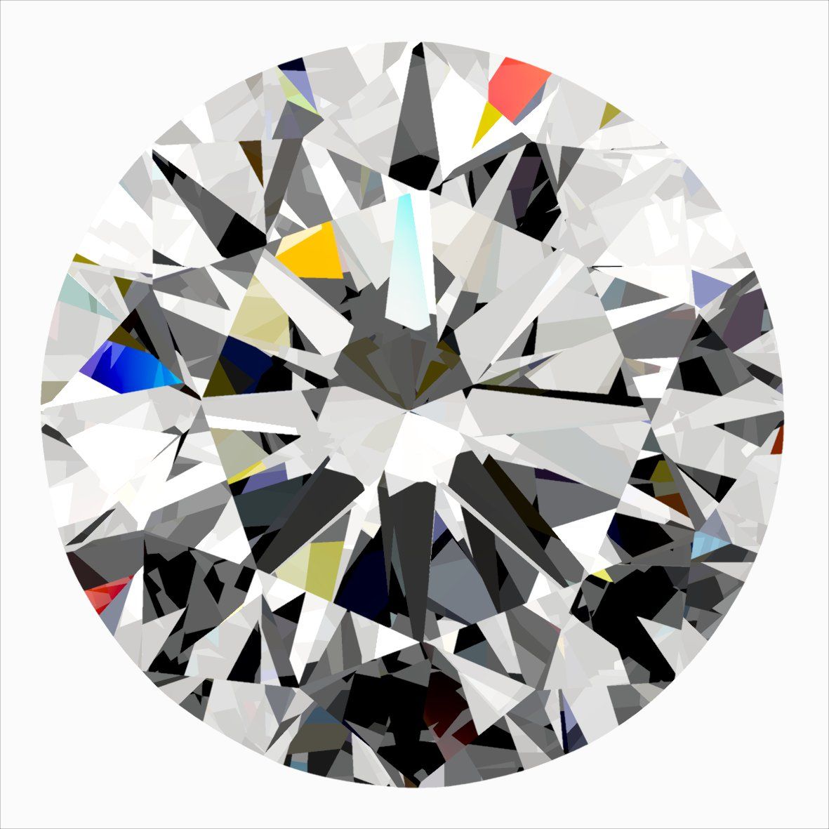 Diamante Naturale Taglio Brillante 0.3ct VG/VG/EX D VS1 - IGI - 4.21x4.26x2.64mm