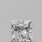 Diamante Naturale Taglio Princess 0.61ct VG/VG E VVS1 - GIA - 4.62x4.57x3.32mm