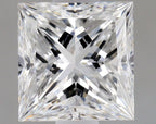 Diamante Naturale Taglio Princess 0.7ct VG/VG E VS1 - GIA - 5.04x4.94x3.52mm