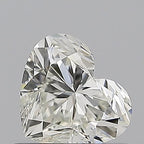 Diamante Naturale Taglio Cuore 0.71ct VG/VG I VS1 - GIA - 5.32x6.17x3.68mm