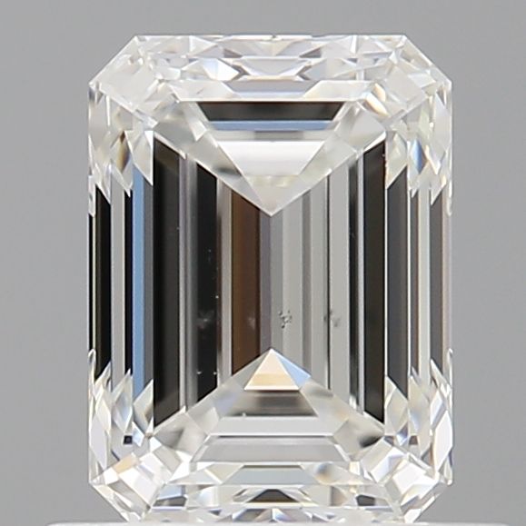 Diamante Naturale Taglio Smeraldo 0.9ct EX/EX H VS2 - GIA - 6.2x4.56x3.15mm