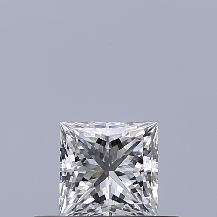 Diamante Naturale Taglio Princess 0.32ct EX/EX D IF - GIA - 3.75x3.73x2.73mm