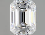 Diamante Naturale Taglio Smeraldo 0.9ct EX/EX D VVS2 - GIA - 6.14x4.53x3.19mm
