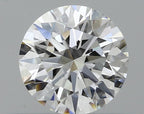 Diamante Naturale Taglio Brillante 0.45ct 3EX D VVS2 - GIA - 4.94x4.92x3.04mm