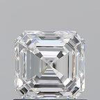 Diamante Naturale Taglio Asscher 1.09ct EX/EX F VVS2 - GIA - 5.6x5.52x3.69mm