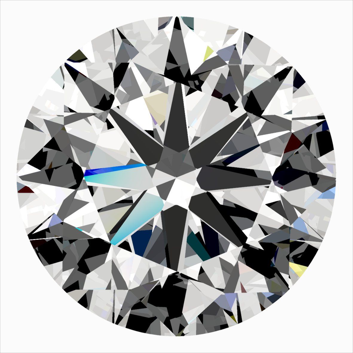 Diamante Taglio Brillante 0.3ct VG/EX/EX F VVS1 - IGI - 4.23x4.25x2.64mm