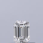 Diamante Naturale Taglio Smeraldo 0.31ct VG/EX F IF - GIA - 4.62x3.24x2.17mm