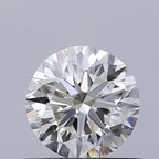 Diamante Naturale Taglio Brillante 0.7ct VG/VG/EX H IF - GIA - 5.51x5.56x3.57mm