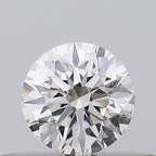 Diamante Naturale Taglio Brillante 0.27ct 3EX J VS1 - GIA - 4.14x4.15x2.59mm