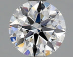 Diamante Naturale Taglio Brillante 0.65ct 3EX F VVS1 - GIA - 5.51x5.55x3.44mm