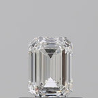 Diamante Naturale Taglio Smeraldo 0.52ct EX/VG G VVS1 - GIA - 5.42x3.84x2.55mm