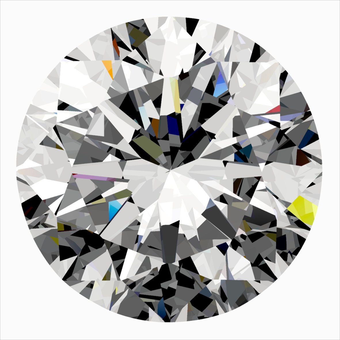 Diamante Naturale Taglio Brillante 0.3ct VG/EX/EX G VVS1 - IGI - 4.2x4.24x2.68mm