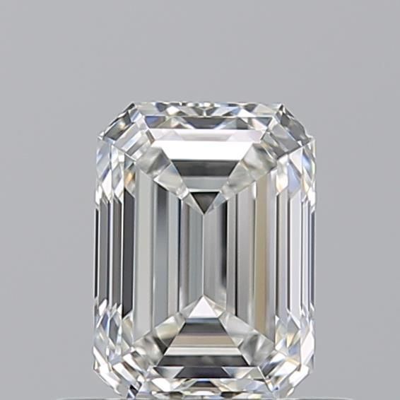Diamante Naturale Taglio Smeraldo 0.62ct VG/EX H IF - GIA - 5.58x4.04x2.81mm