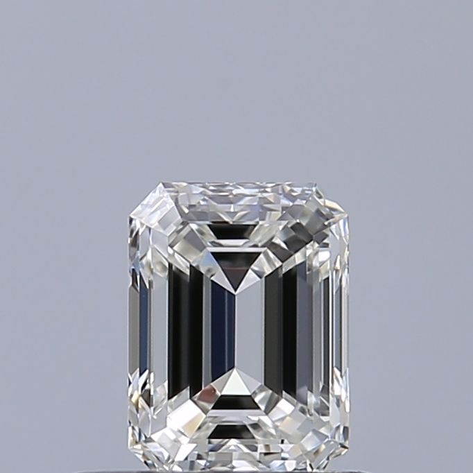 Diamante Naturale Taglio Smeraldo 0.5ct EX/EX F VVS1 - IGI - 5.17x3.82x2.63mm
