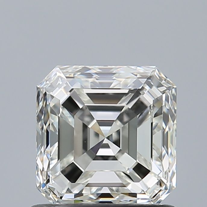 Diamante Naturale Taglio Asscher 0.9ct EX/EX F VVS2 - IGI - 5.34x5.22x3.58mm