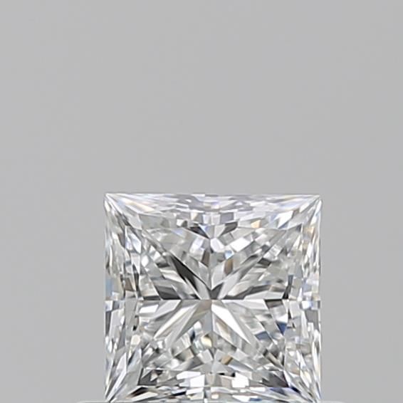Diamante Naturale Taglio Princess 0.6ct VG/EX F VVS1 - GIA - 4.56x4.5x3.26mm