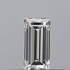 Diamante Naturale Taglio Baguette 0.23ct VG/EX E IF - GIA - 5.12x2.47x1.81mm