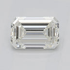 Diamante Naturale Taglio Smeraldo 0.9ct VG/VG J VS1 - GIA - 6.75x4.44x3.03mm