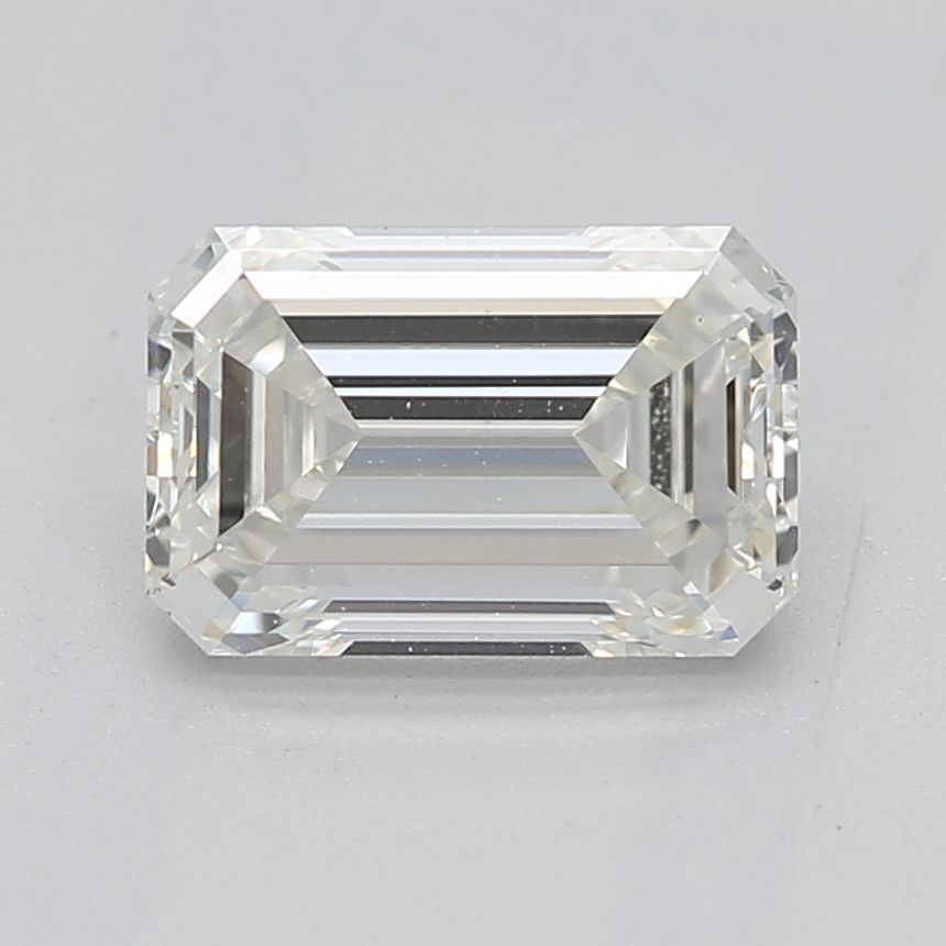 Diamante Naturale Taglio Smeraldo 0.9ct VG/VG J VS1 - GIA - 6.75x4.44x3.03mm