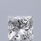 Diamante Naturale Taglio Princess 0.74ct VG/EX F IF - GIA - 4.86x4.83x3.59mm