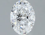Diamante Naturale Taglio Ovale 0.51ct EX/EX E VVS2 - GIA - 6.28x4.38x2.8mm