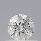 Diamante Naturale Taglio Brillante 0.45ct 3EX H IF - IGI - 4.86x4.89x3.05mm