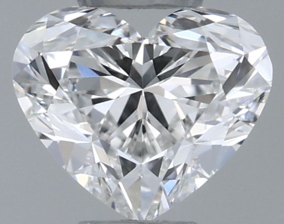 Diamante Naturale Taglio Cuore 0.5ct VG/EX F VS2 - GIA - 4.55x5.4x3.31mm