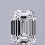 Diamante Naturale Taglio Smeraldo 0.71ct EX/EX F VS2 - GIA - 5.94x4.24x2.9mm