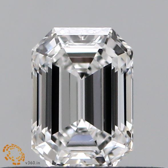 Diamante Naturale Taglio Smeraldo 0.31ct VG/VG E IF - GIA - 4.58x3.25x2.25mm