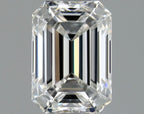 Diamante Naturale Taglio Smeraldo 0.8ct VG/EX F VS2 - GIA - 6.26x4.46x3.04mm