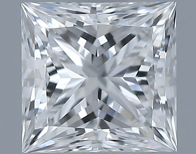 Diamante Naturale Taglio Princess 0.55ct EX/EX E IF - GIA - 4.52x4.42x3.2mm