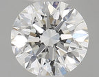 Diamante Naturale Taglio Brillante 0.45ct 3EX I VVS2 - GIA - 4.86x4.9x3.08mm