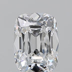 Diamante Naturale Taglio Old Miner 1.02ct EX/EX D VVS1 - GIA - 6.82x5.07x3.53mm