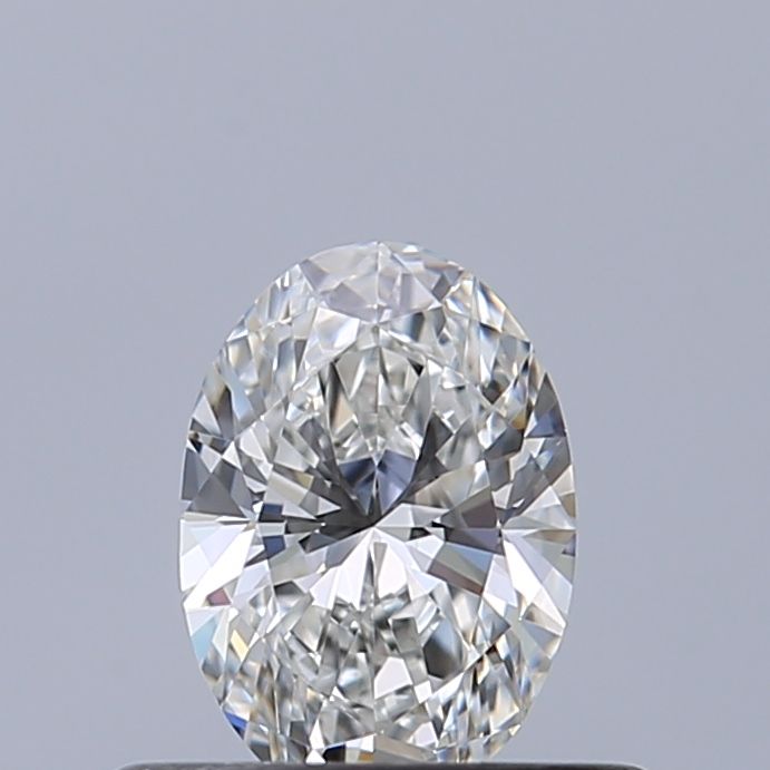 Diamante Naturale Taglio Ovale 0.37ct VG/EX F VVS1 - GIA - 5.76x4.02x2.51mm