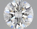 Diamante Naturale Taglio Brillante 0.5ct VG/VG/EX G VVS1 - GIA - 5.04x5.0x3.15mm