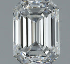 Diamante Naturale Taglio Smeraldo 1.4ct EX/EX E VS2 - GIA - 7.54x5.38x3.67mm