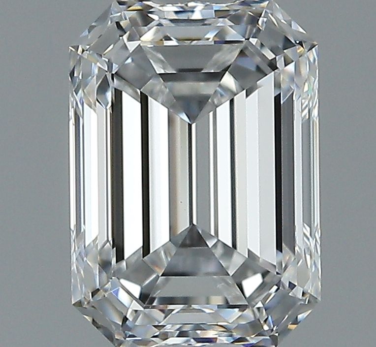 Diamante Naturale Taglio Smeraldo 1.4ct EX/EX E VS2 - GIA - 7.54x5.38x3.67mm