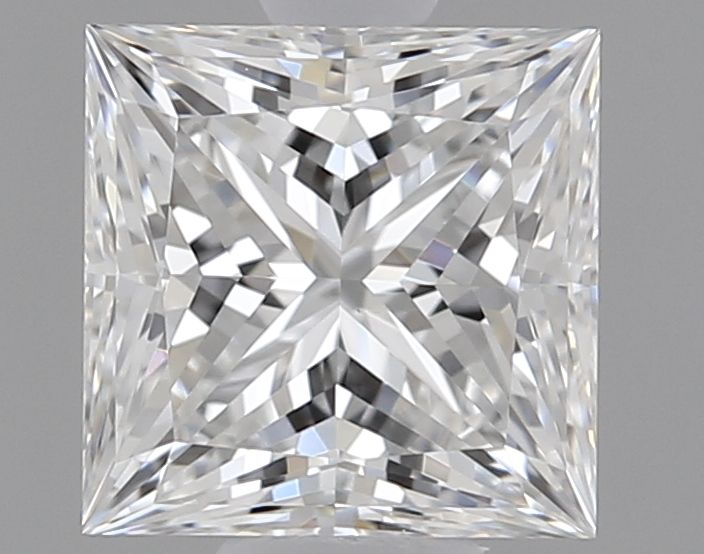 Diamante Naturale Taglio Princess 0.9ct VG/EX E VVS2 - GIA - 5.28x5.25x3.79mm