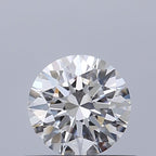 Diamante Naturale Taglio Brillante 0.5ct 3EX E IF - GIA - 5.11x5.13x3.15mm