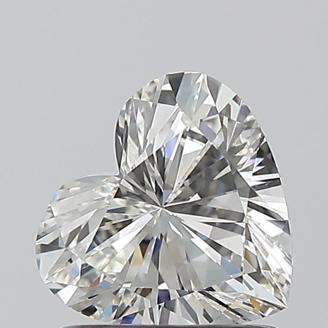 Diamante Naturale Taglio Cuore 0.9ct VG/VG I VVS1 - GIA - 6.35x6.82x3.65mm
