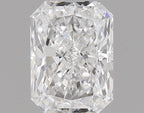 Diamante Naturale Taglio Radiant 0.5ct VG/EX D VVS2 - GIA - 5.34x3.93x2.71mm