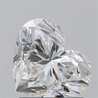 Diamante Naturale Taglio Cuore 1.6ct EX/EX I VVS1 - GIA - 6.86x8.14x4.88mm