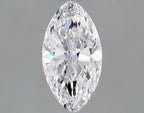 Diamante Naturale Taglio Marquise 0.44ct EX/VG D IF - GIA - 7.53x3.87x2.49mm