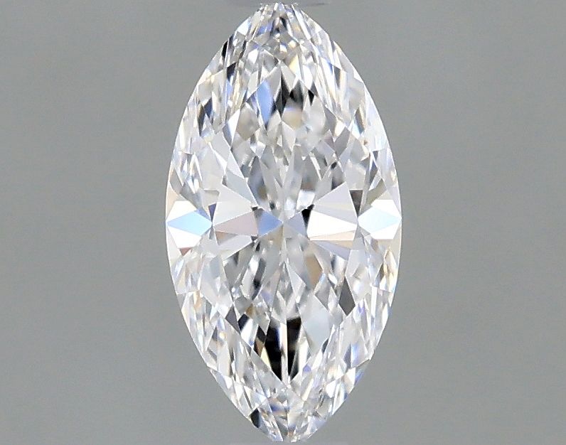 Diamante Naturale Taglio Marquise 0.44ct EX/VG D IF - GIA - 7.53x3.87x2.49mm