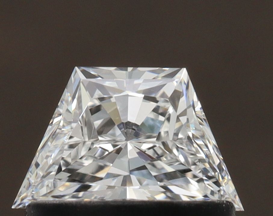 Diamante Naturale Taglio Trapezio 0.49ct EX/EX F VVS1 - GIA - 4.0x6.56x2.78mm